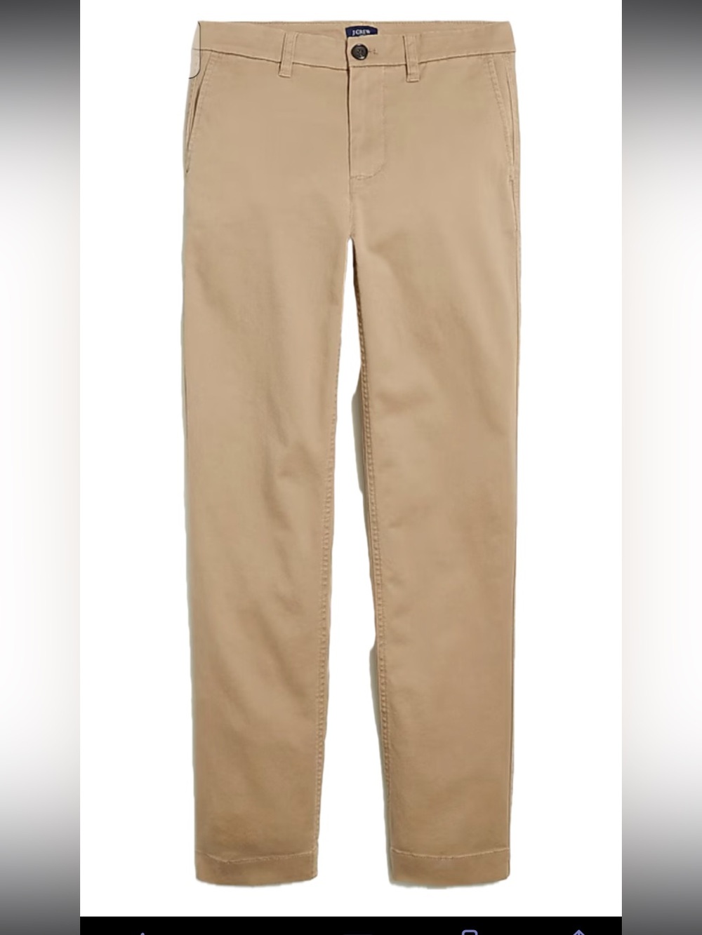 J. Crew Factory High-rise girlfriend chino pant, Camel, size 16, NWT
